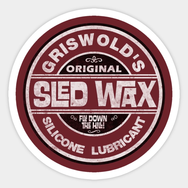 Griswold's Sled Wax Sticker by Bigfinz